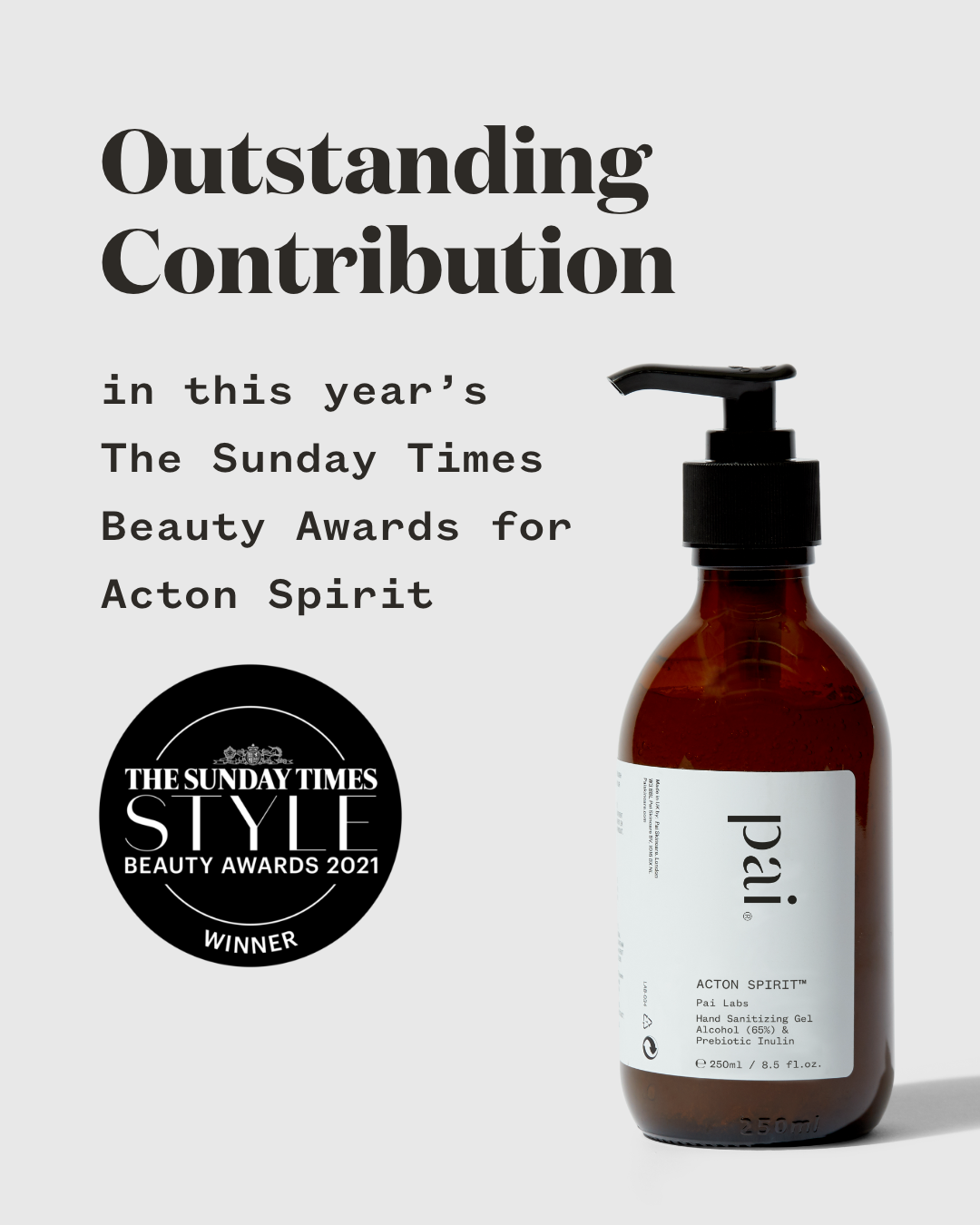Acton Spirit Sunday Times Award