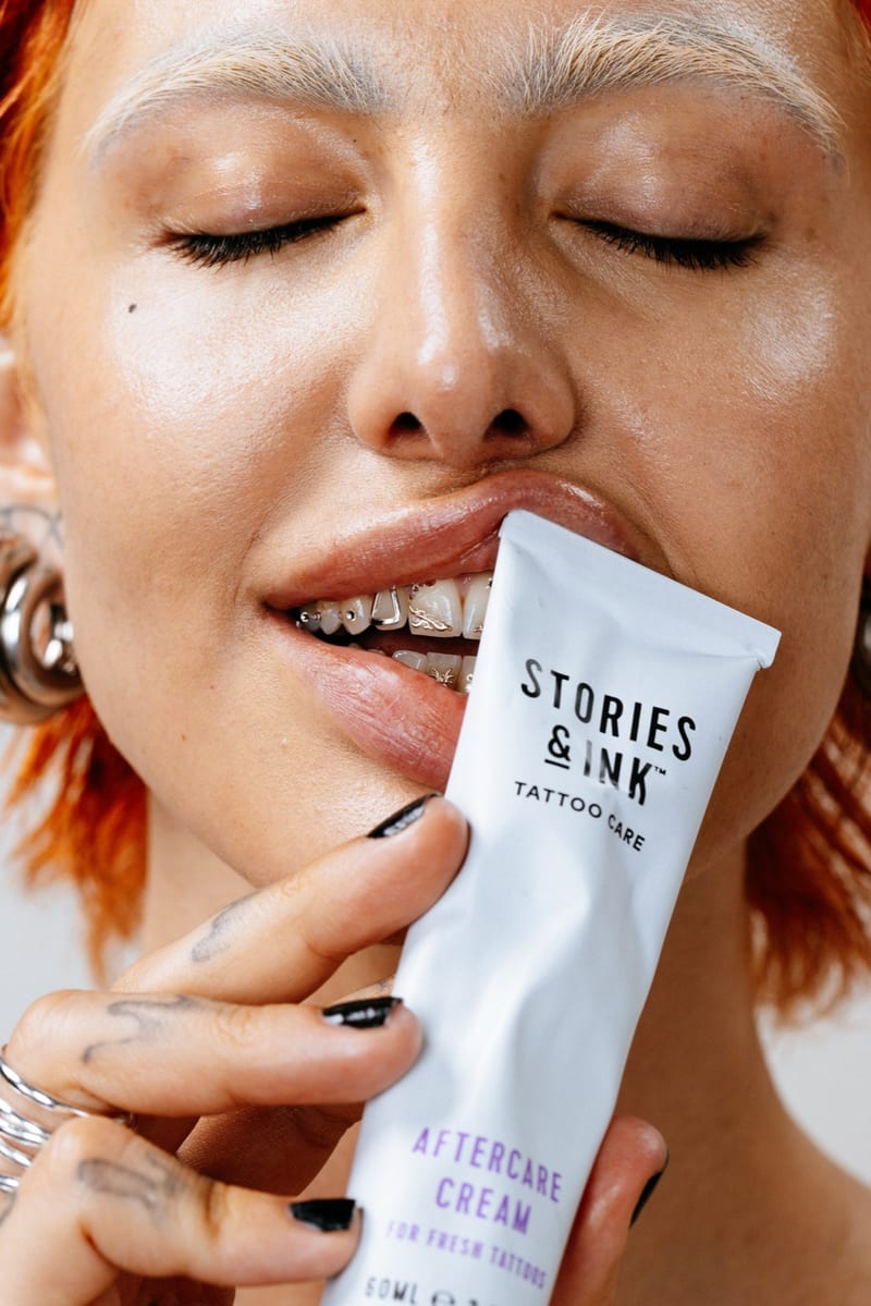 A Stories & Ink aftercare cream