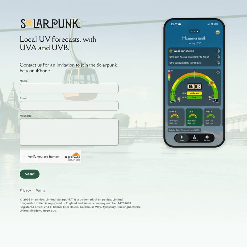 The Solarpunk website