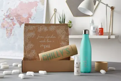 A Pai parcel marked From London with love